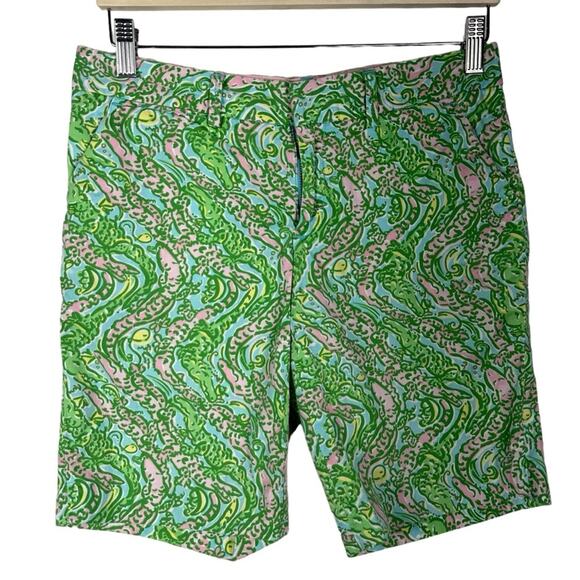 Lilly Pulitzer Avenue Short Alligator Print Size 0 - Picture 2 of 10